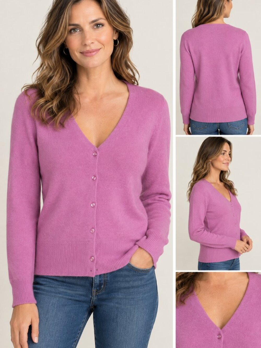 JANA Soft Purple Cardigan